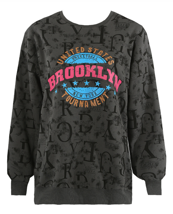 WHERE BROOKLYN AT?! Scoop Neck Sweatshirt