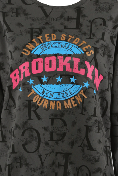 WHERE BROOKLYN AT?! Scoop Neck Sweatshirt