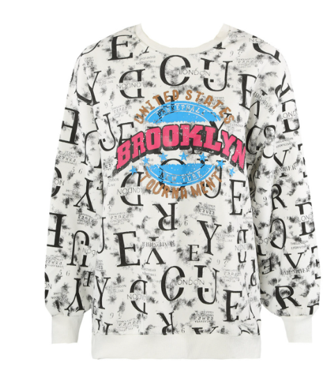 WHERE BROOKLYN AT?! Scoop Neck Sweatshirt