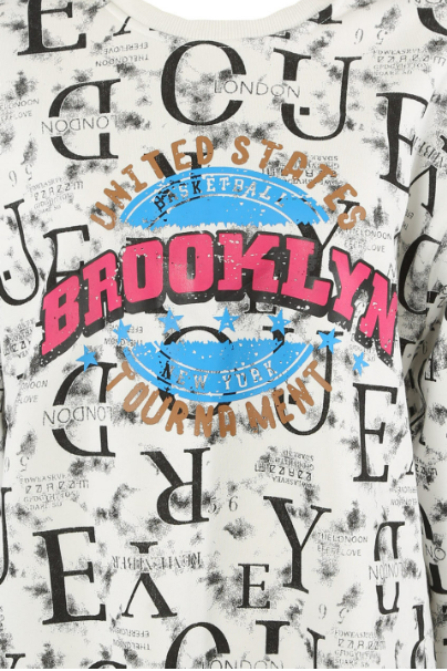 WHERE BROOKLYN AT?! Scoop Neck Sweatshirt
