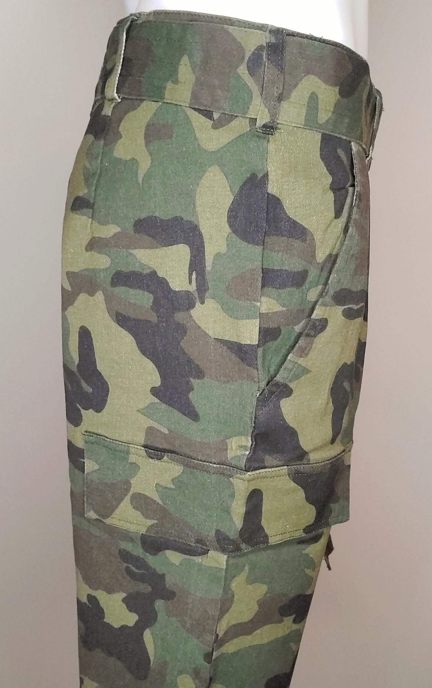 Camo Cargo Shorts w/ Belt (Final Sale)