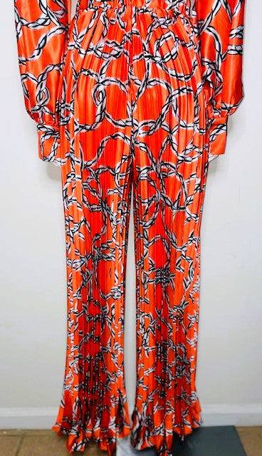 Business Class Pleated Jumpsuit