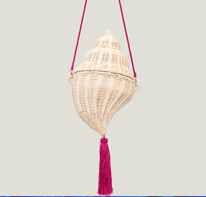 Seaside Rattan Handbag