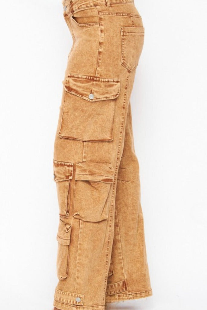 All the Smoke Oversized Cargo Jeans