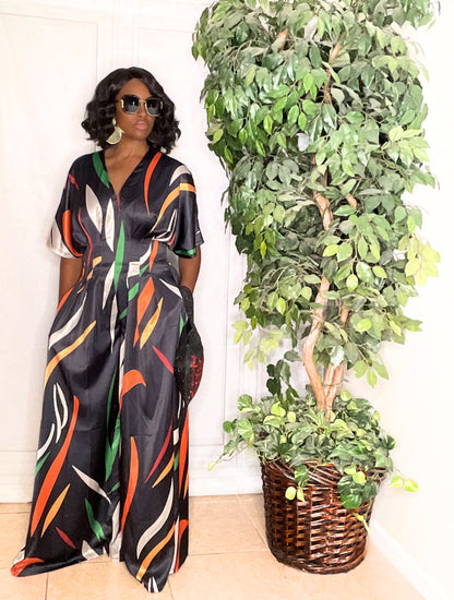 Satin Ribbon Jumpsuit