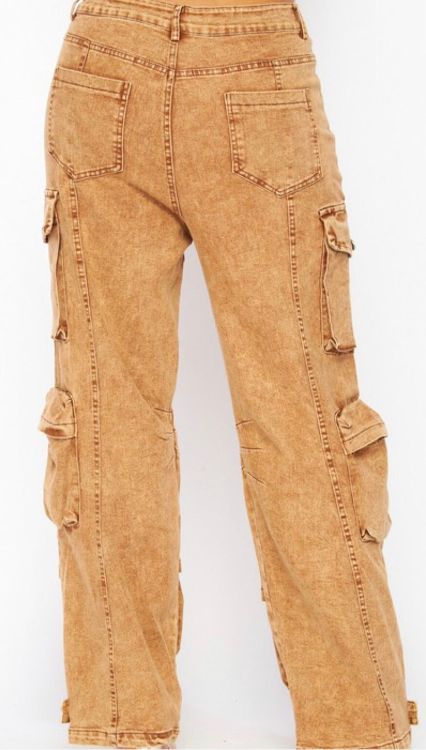 All the Smoke Oversized Cargo Jeans