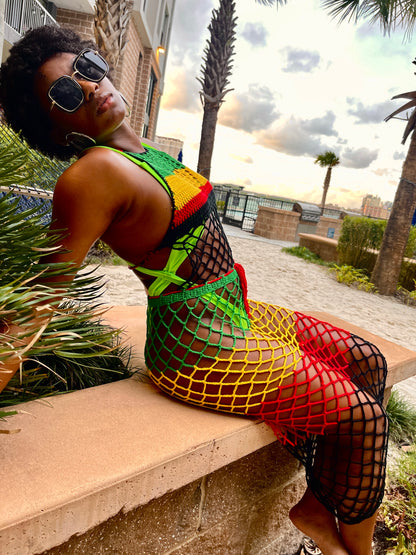 Jamrock Crochet Dress