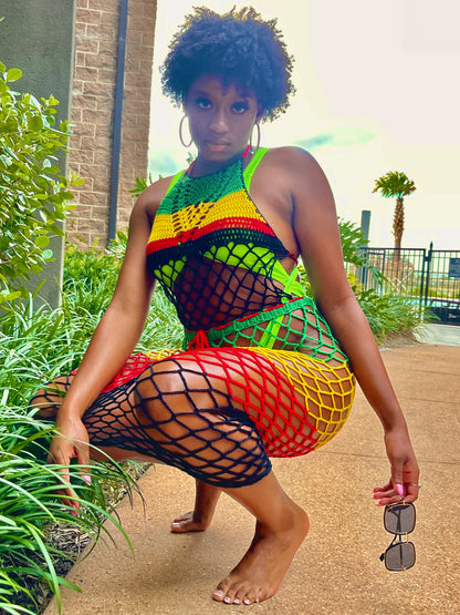 Jamrock Crochet Dress