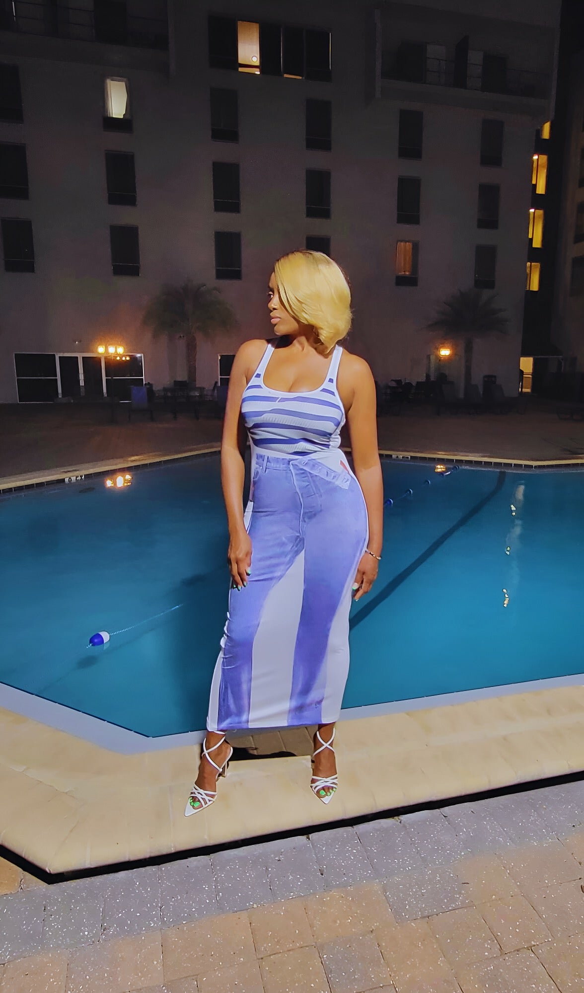 JEANius Racerback Maxi Dress