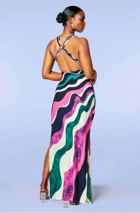 Making Waves Maxi Dress