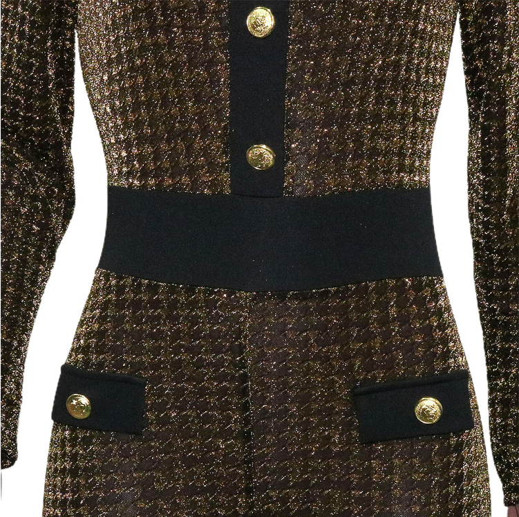 Sparkle Houndstooth Jumpsuit