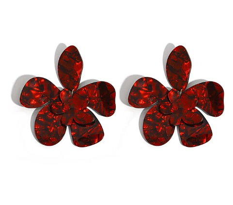 Big Bloom Acrylic Earrings