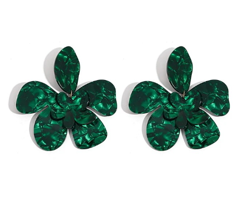 Big Bloom Acrylic Earrings