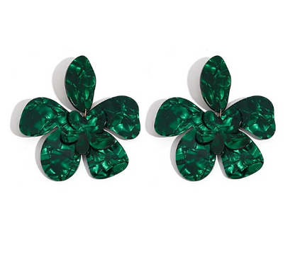 Big Bloom Acrylic Earrings