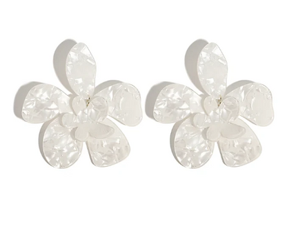 Big Bloom Acrylic Earrings