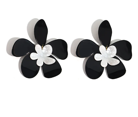 Big Bloom Acrylic Earrings
