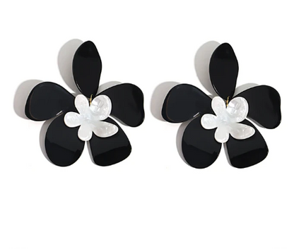 Big Bloom Acrylic Earrings