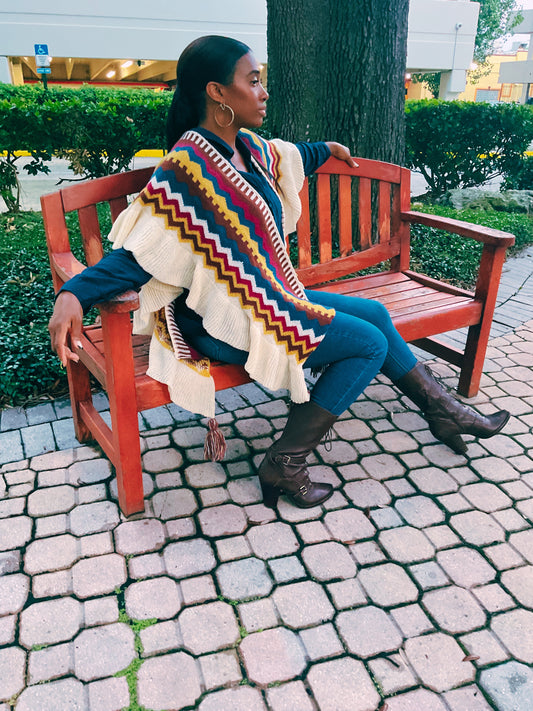 Santa Fe Tribal Poncho