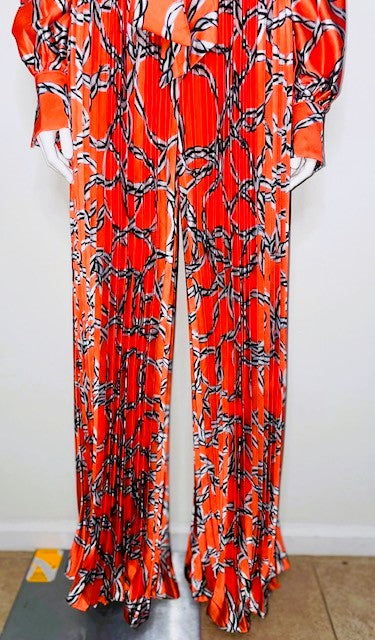 Business Class Pleated Jumpsuit