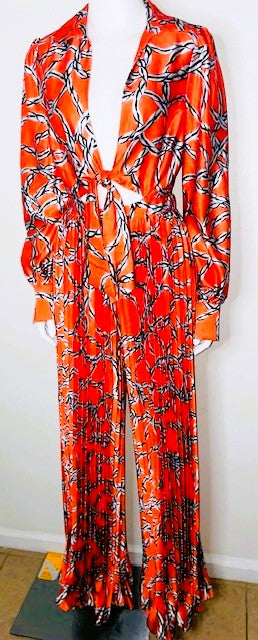 Business Class Pleated Jumpsuit