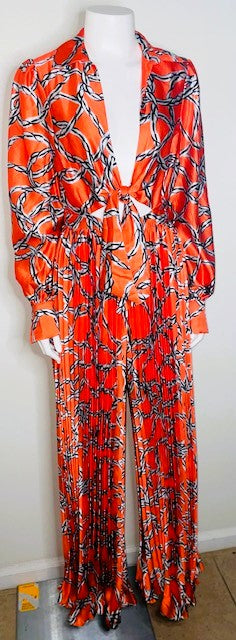 Business Class Pleated Jumpsuit