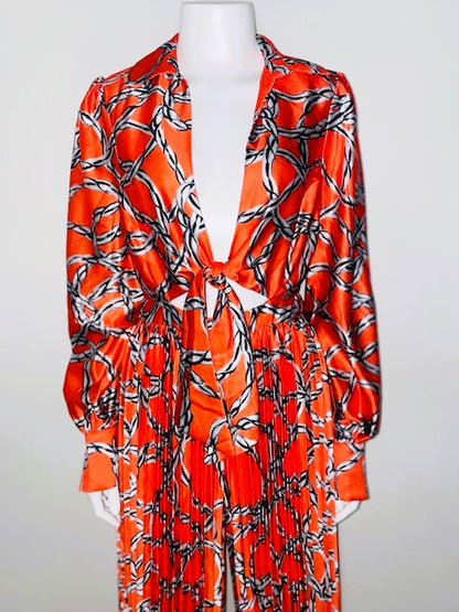 Business Class Pleated Jumpsuit
