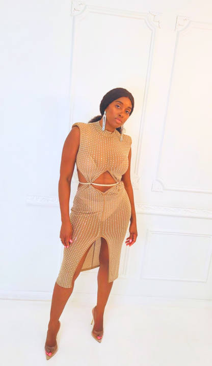 Glitz and Glamour Cut-out Dress