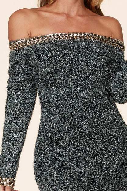 Iced Out Sweater Maxi